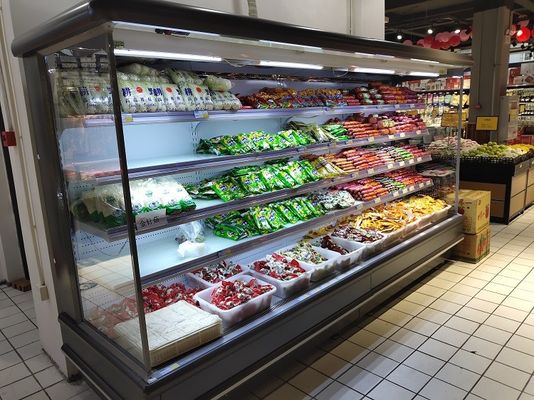 Supermarket 4 Layers Vertical Open Display Chiller